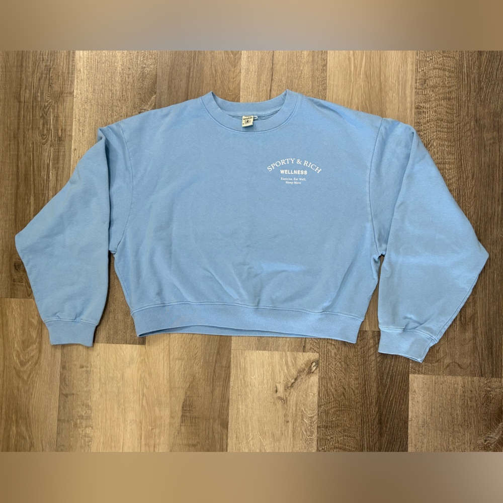 SPORTY & RICH Wellness Sweatshirt M - Picture 4 of 8
